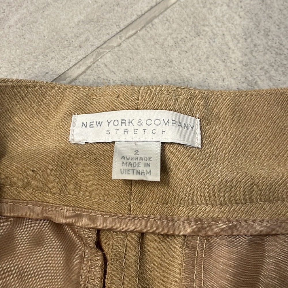 New York and Company tan trousers - Picture 2 of 8